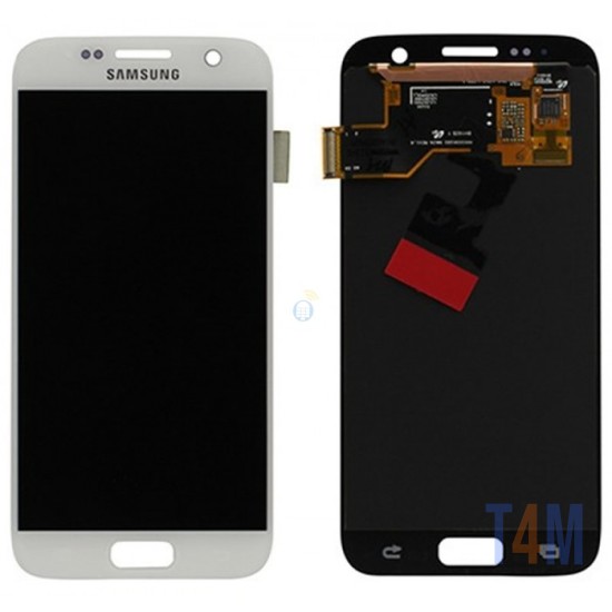 TOUCH+DISPLAY SAMSUNG GALAXY S7 G930 BRANCO SERVICE PACK [GH97-18523D]